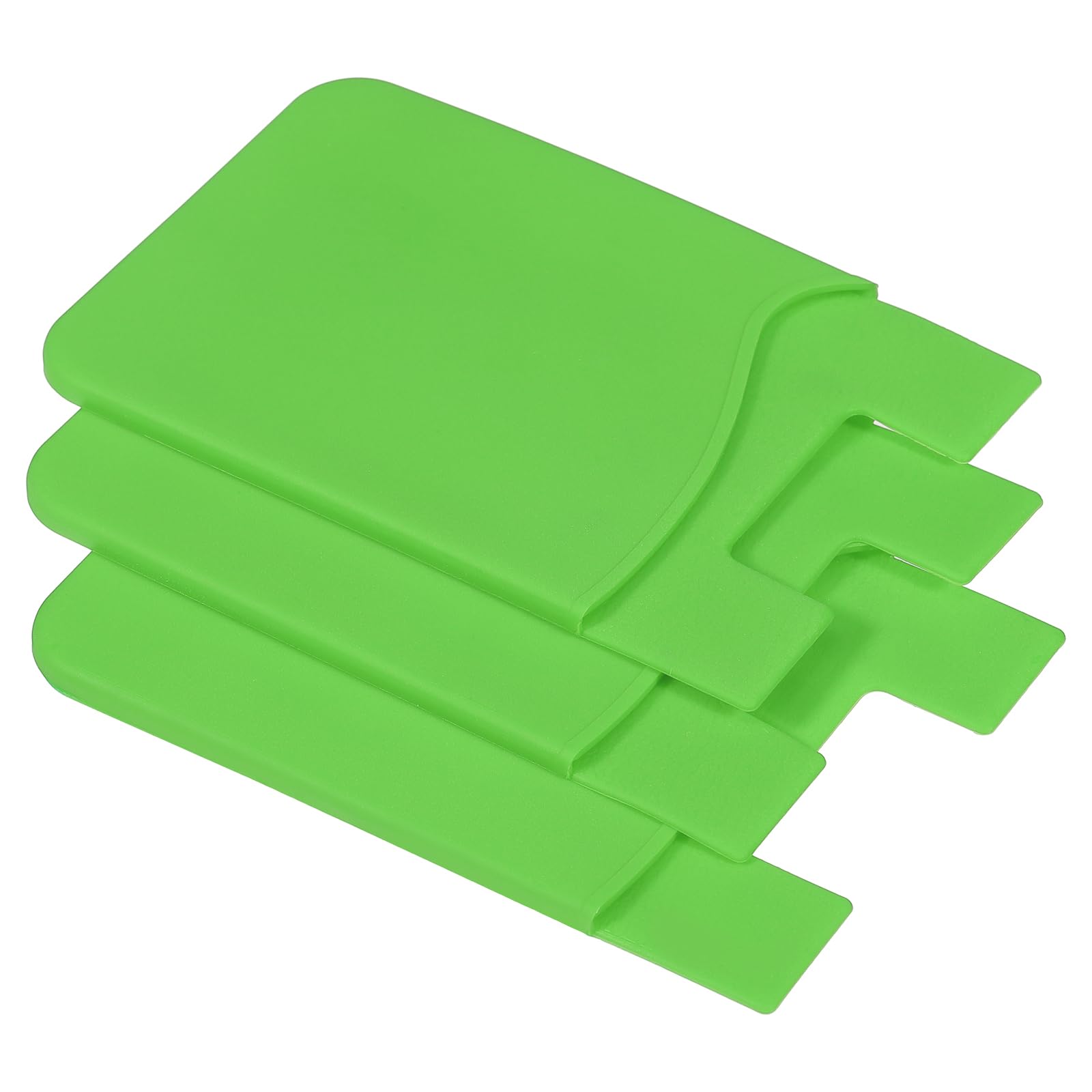 sourcing map Electronics porte-cartes adhésif vert lot 3 silicone