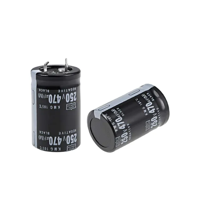sourcing map condensateur aluminium 470uF 250V 5 pièces