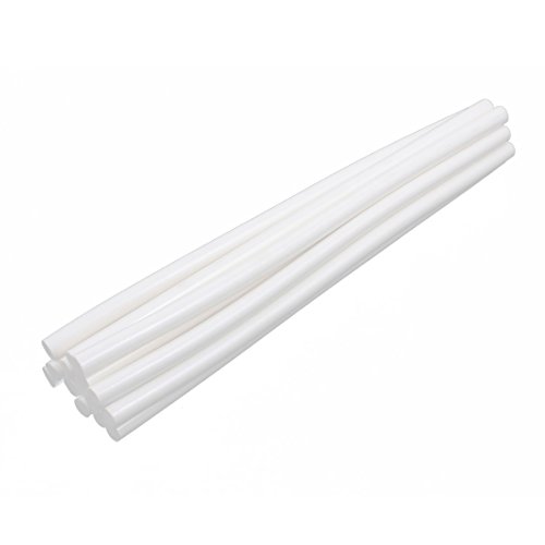 Sourcing Map Home & Garden bâton colle chaude 11mm blanc 15pcs