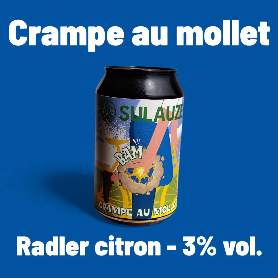 Brasserie de Sulauze Crampe au Mollet bière radler citron 3%