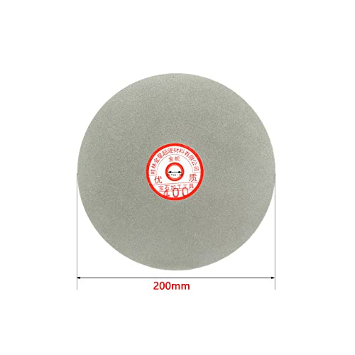 sourcing map Disque Diamant 200mm Grain 400 Polissage Plat