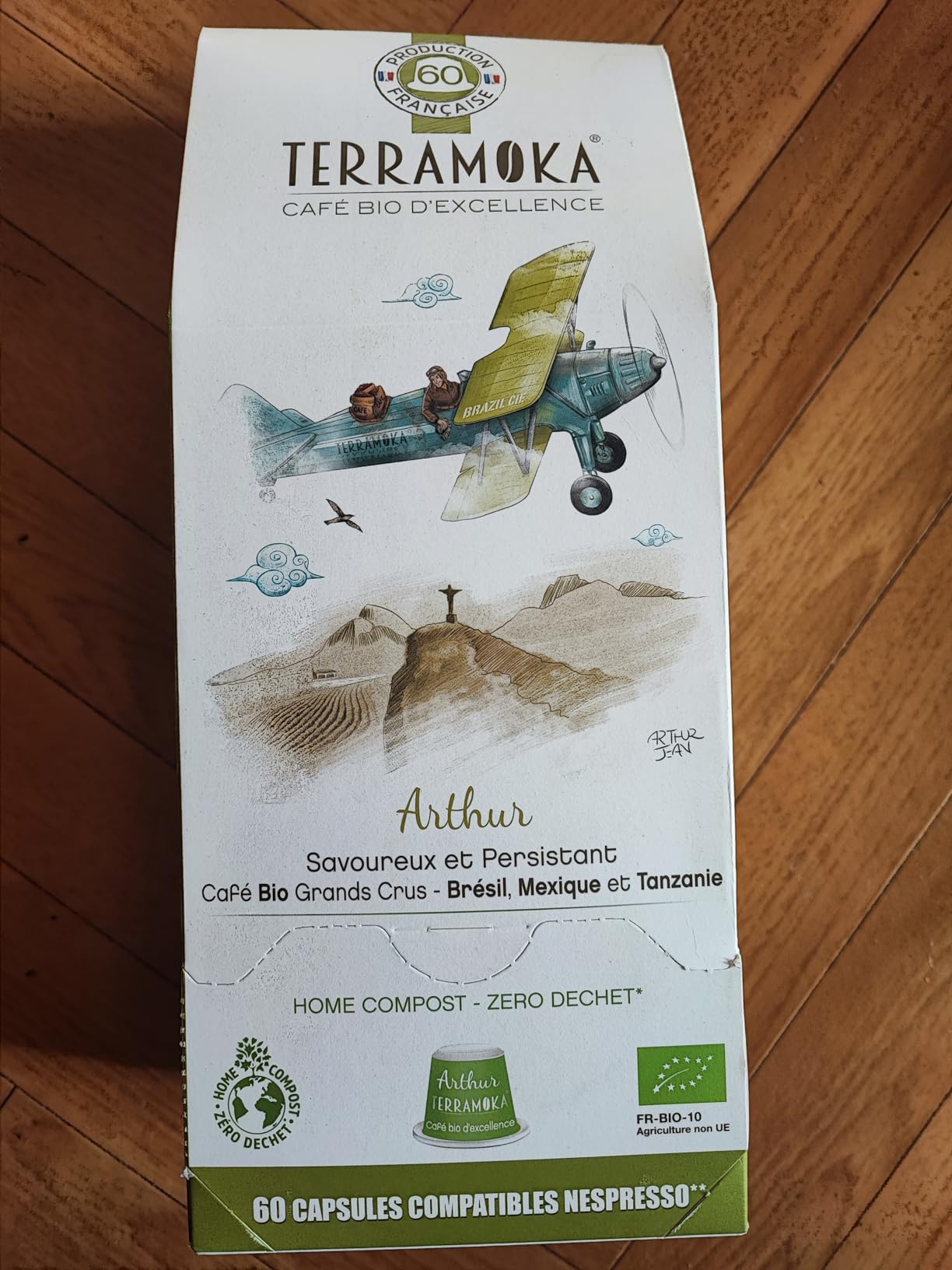 Terramoka Le jeune Arthur capsules café bio 60 riche