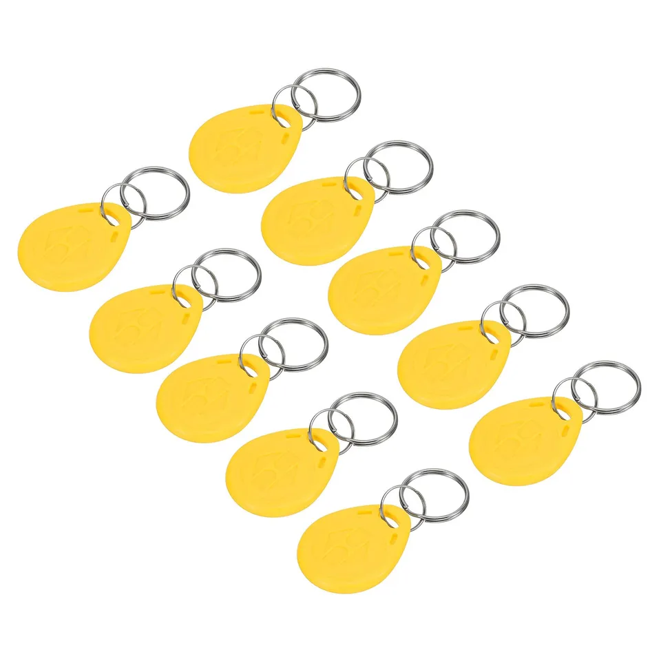 Sourcing Map Electronics Badge RFID 125KHz 5200 Jaune x12 Copiable