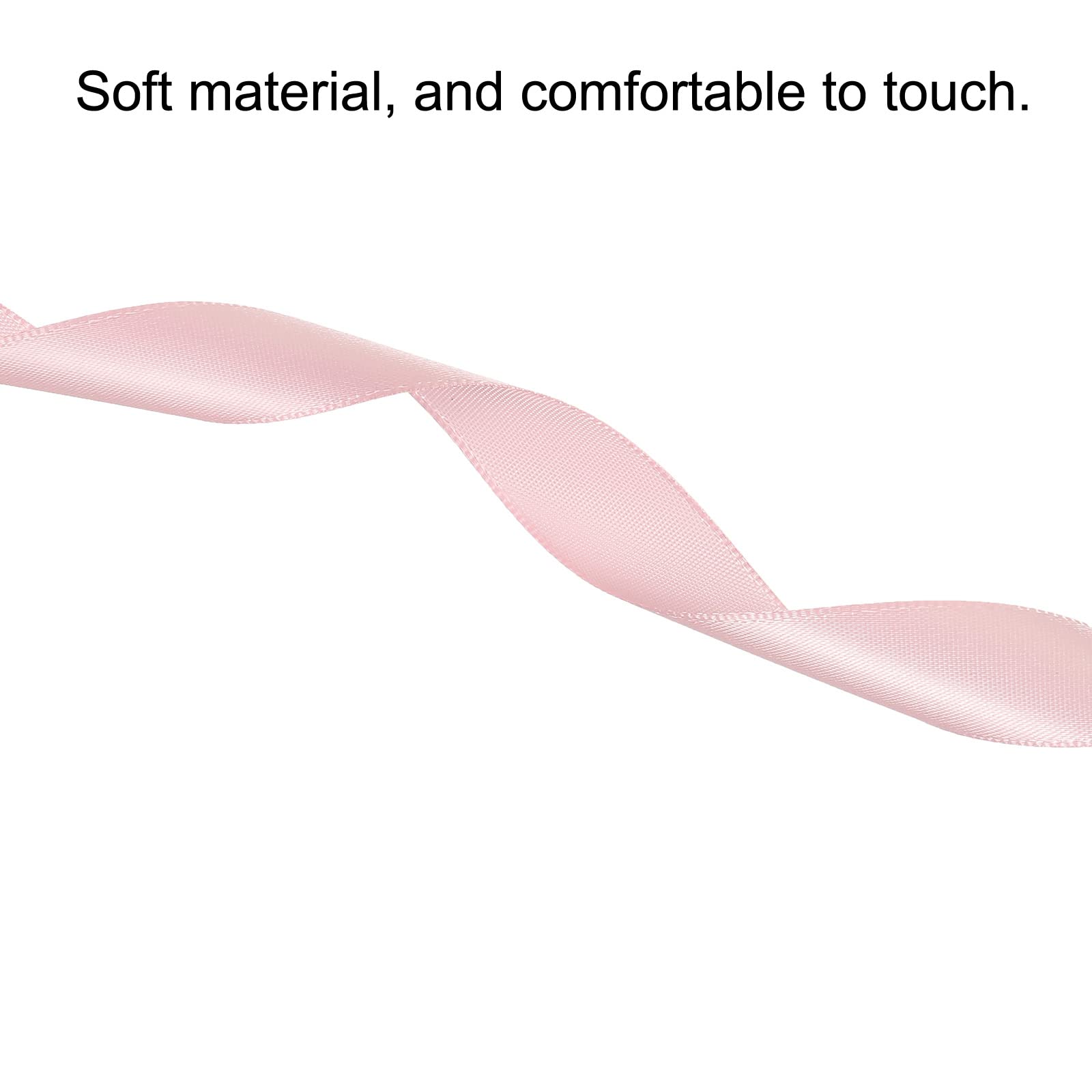 Sourcing Map Ruban Satin Lavande 20 mm x 91,4 m Rouleau Large
