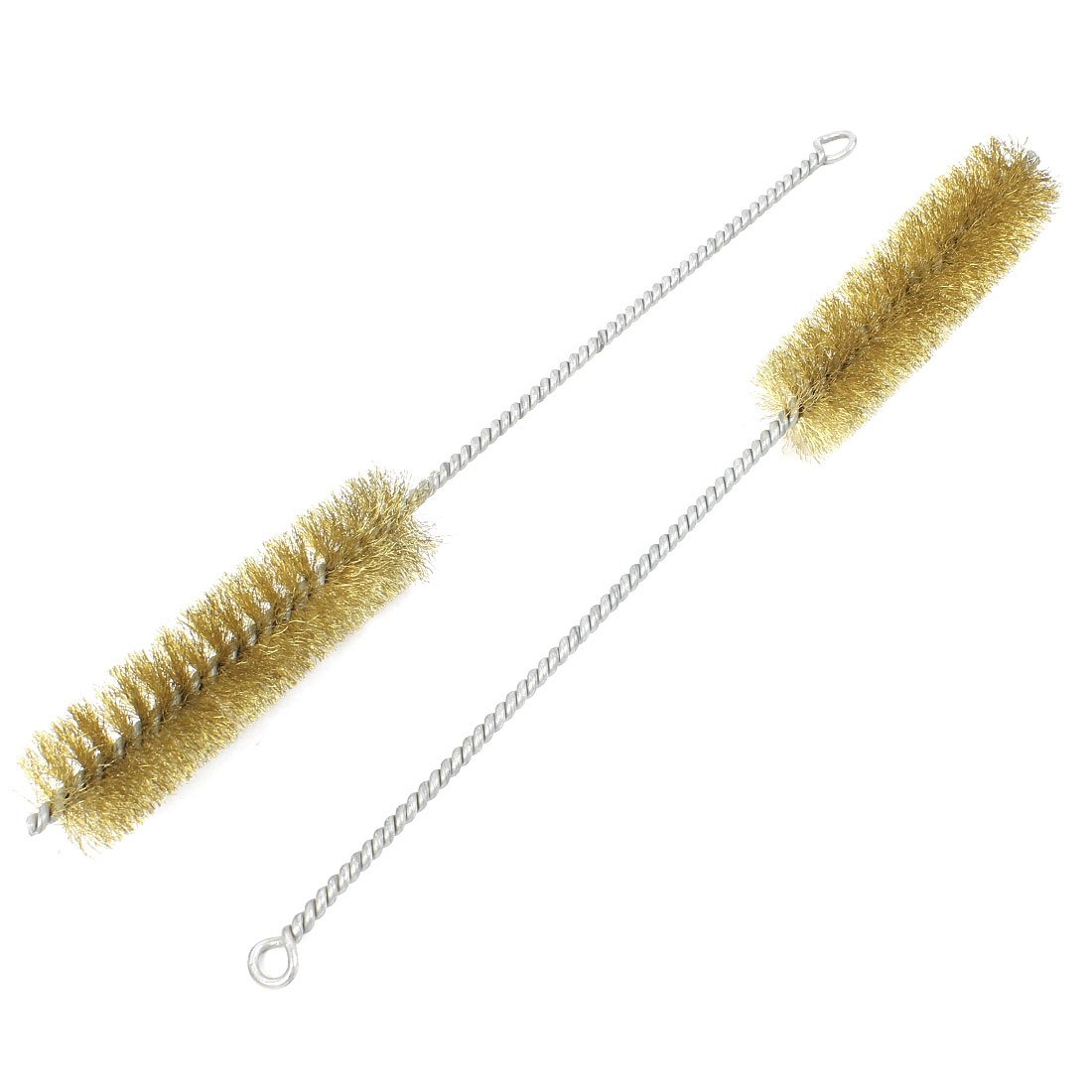 sourcingmap Industrial brosse tube laiton 30mm 30cm lot 2
