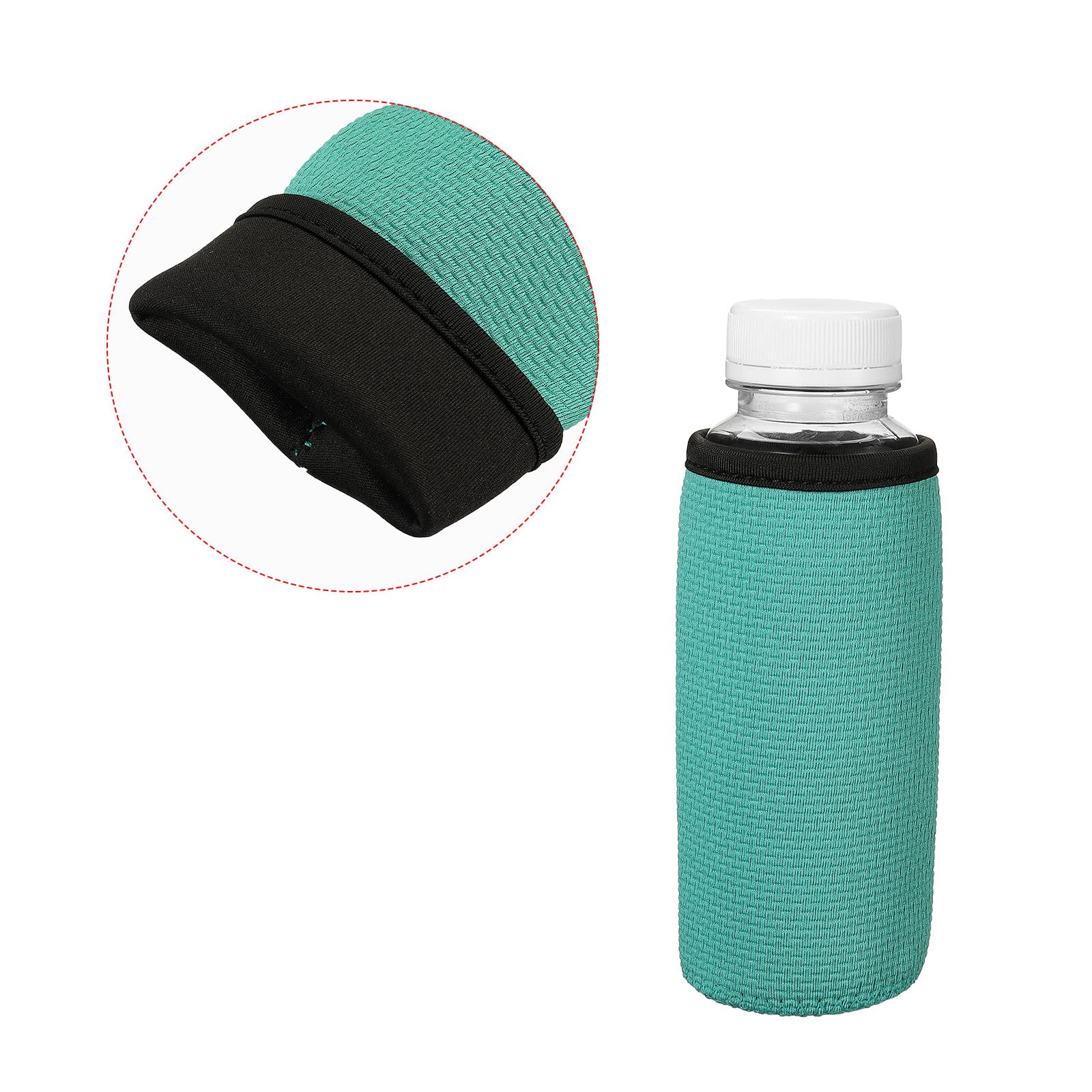 Sourcing map manchon canette néoprène vert 2 pièces isotherme