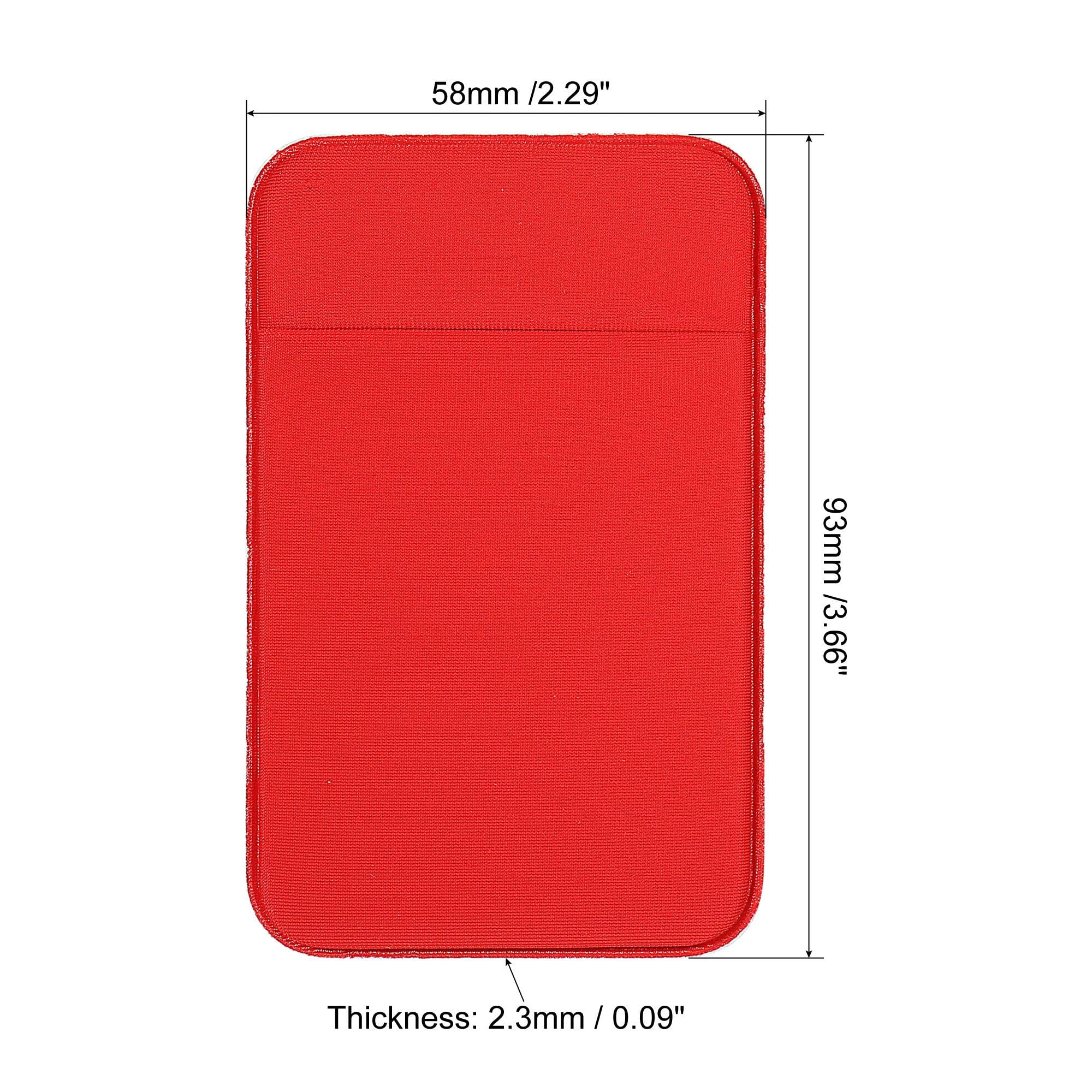 Sourcing Map Electronics porte-carte adhésif rose rouge bleu x3