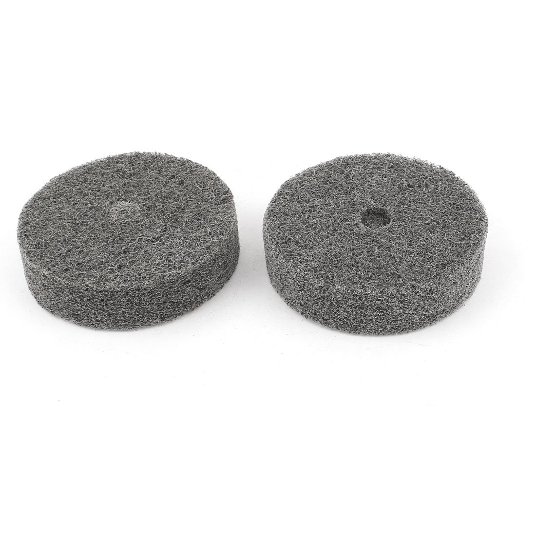 sourcingmap Industrial roue polissage nylon noir 75mm lot 2