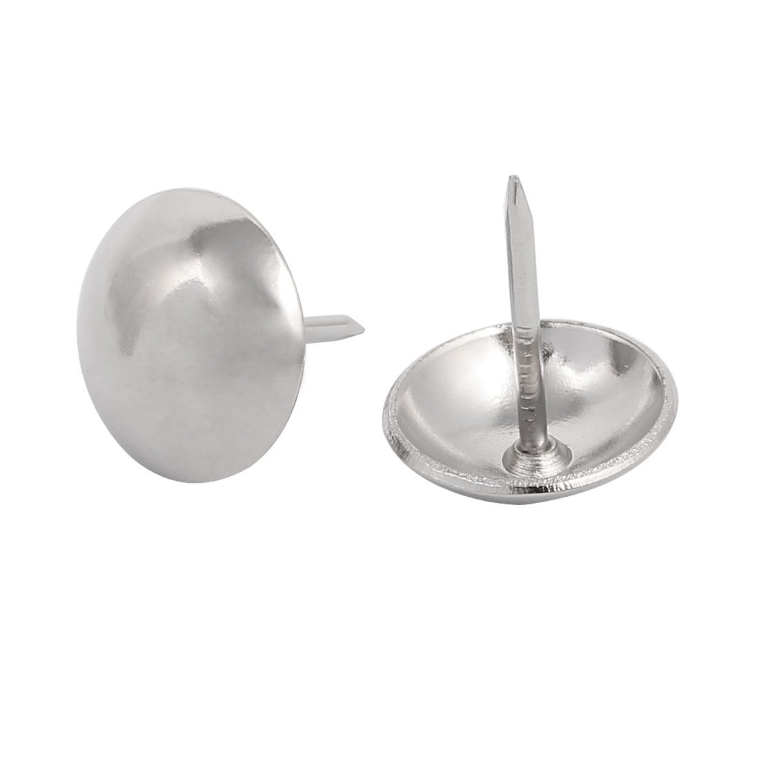 Sourcing Map Home & Garden Clou Tapissier Inox 19mm Argent 60 pcs
