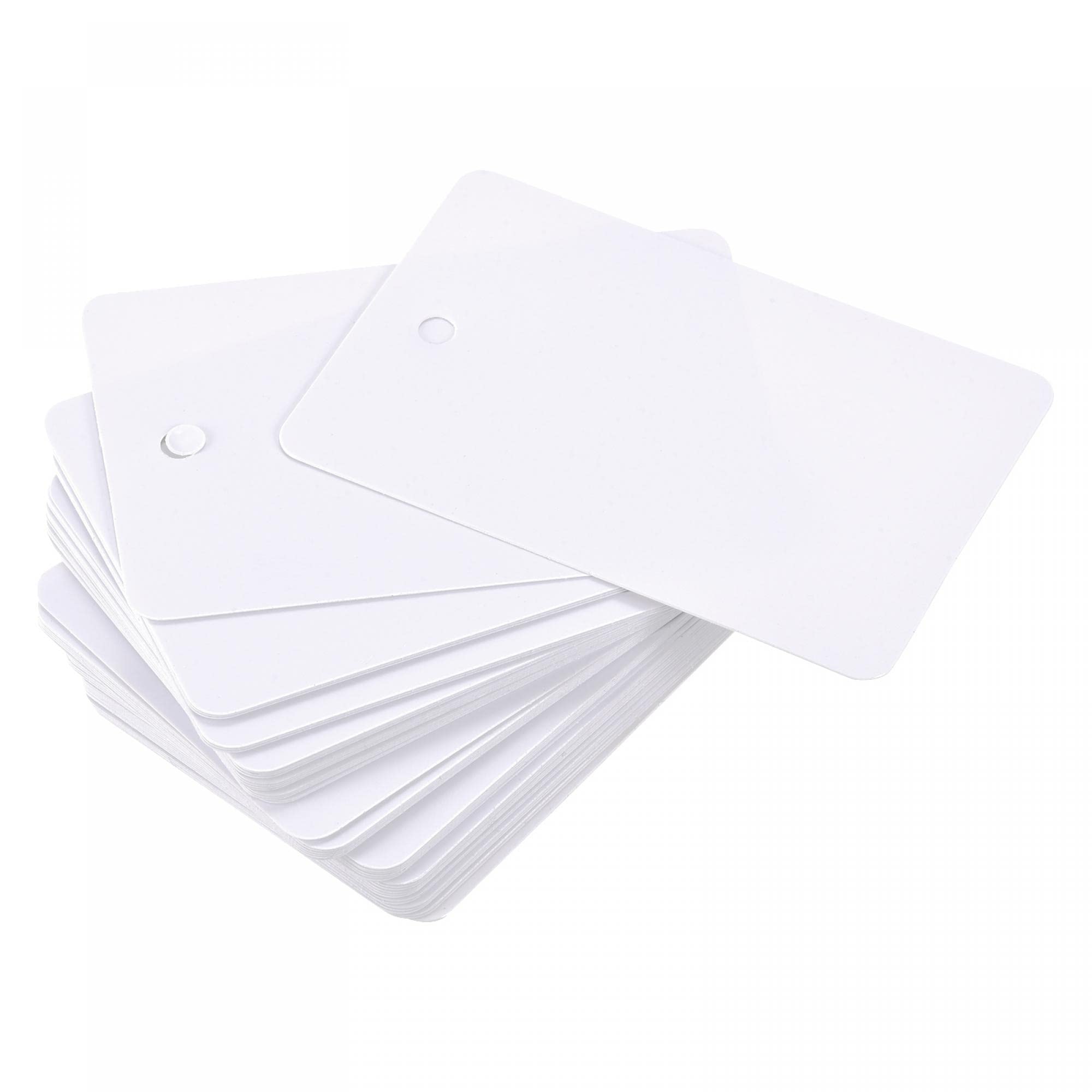 Sourcingmap étiquette plastique blanche 40x60mm lot 50 PVC