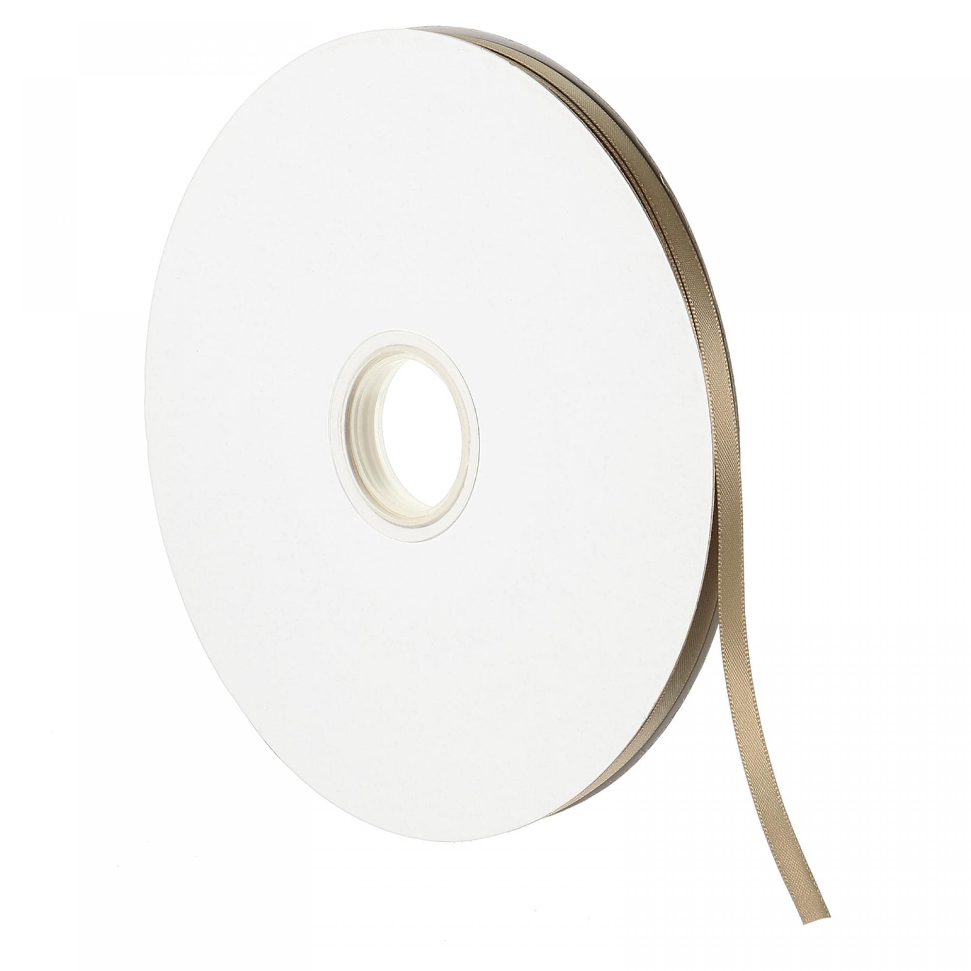 sourcing map ruban satin jaune gingembre 7mmx91,4m polyester