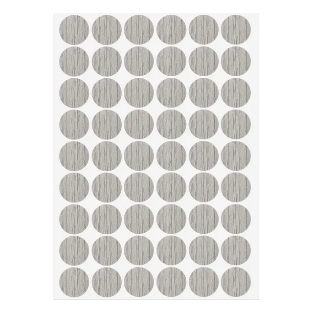 Sourcingmap Home & Garden Cache-vis adhésif 21 mm gris x54