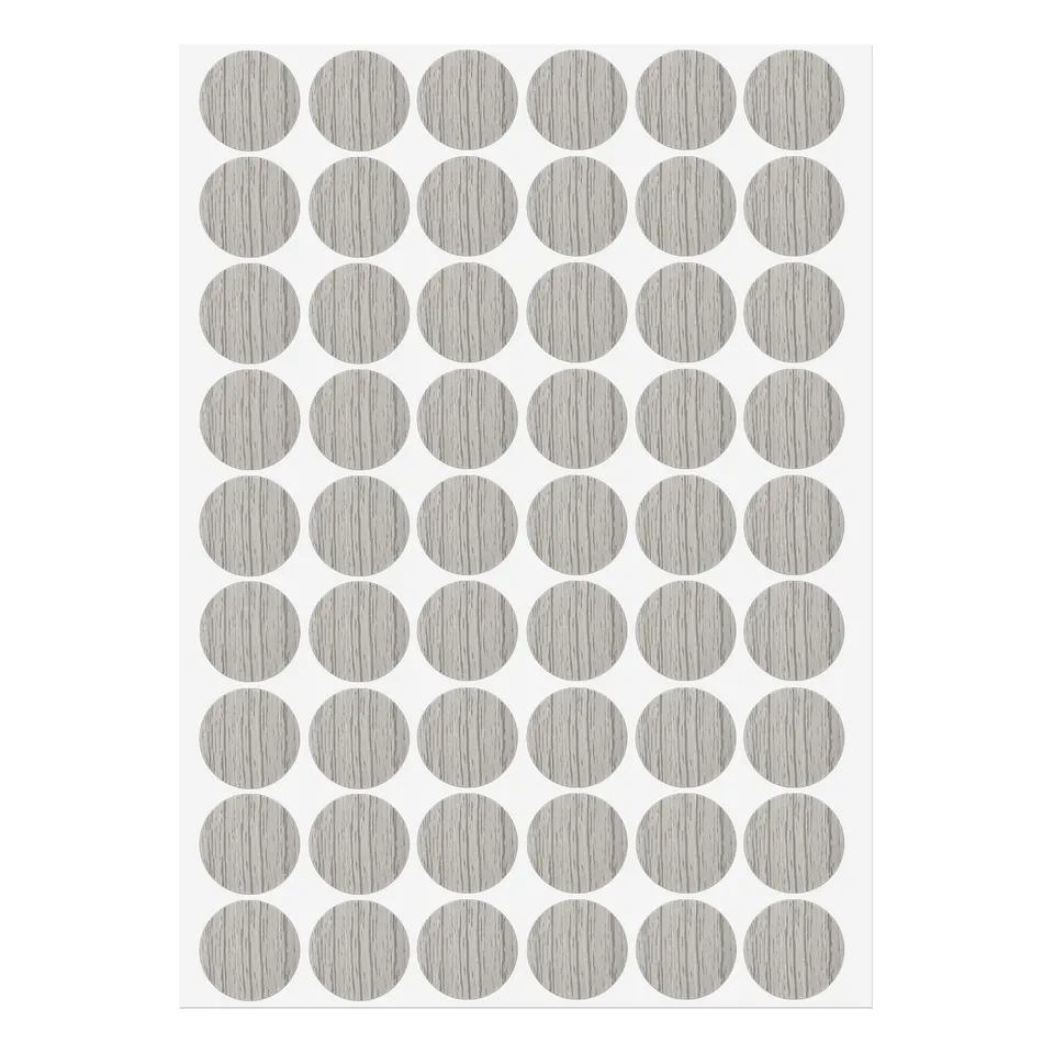 Sourcingmap Home & Garden Cache-vis adhésif 21 mm gris x54