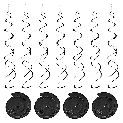Sourcing Map Décoration Spirale Fête Noir 30 Pcs