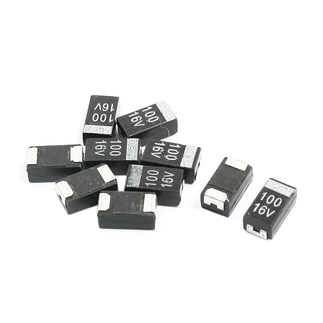 Sourcingmap Industrial condensateur tantale 6032 100uF 16V 10 pcs