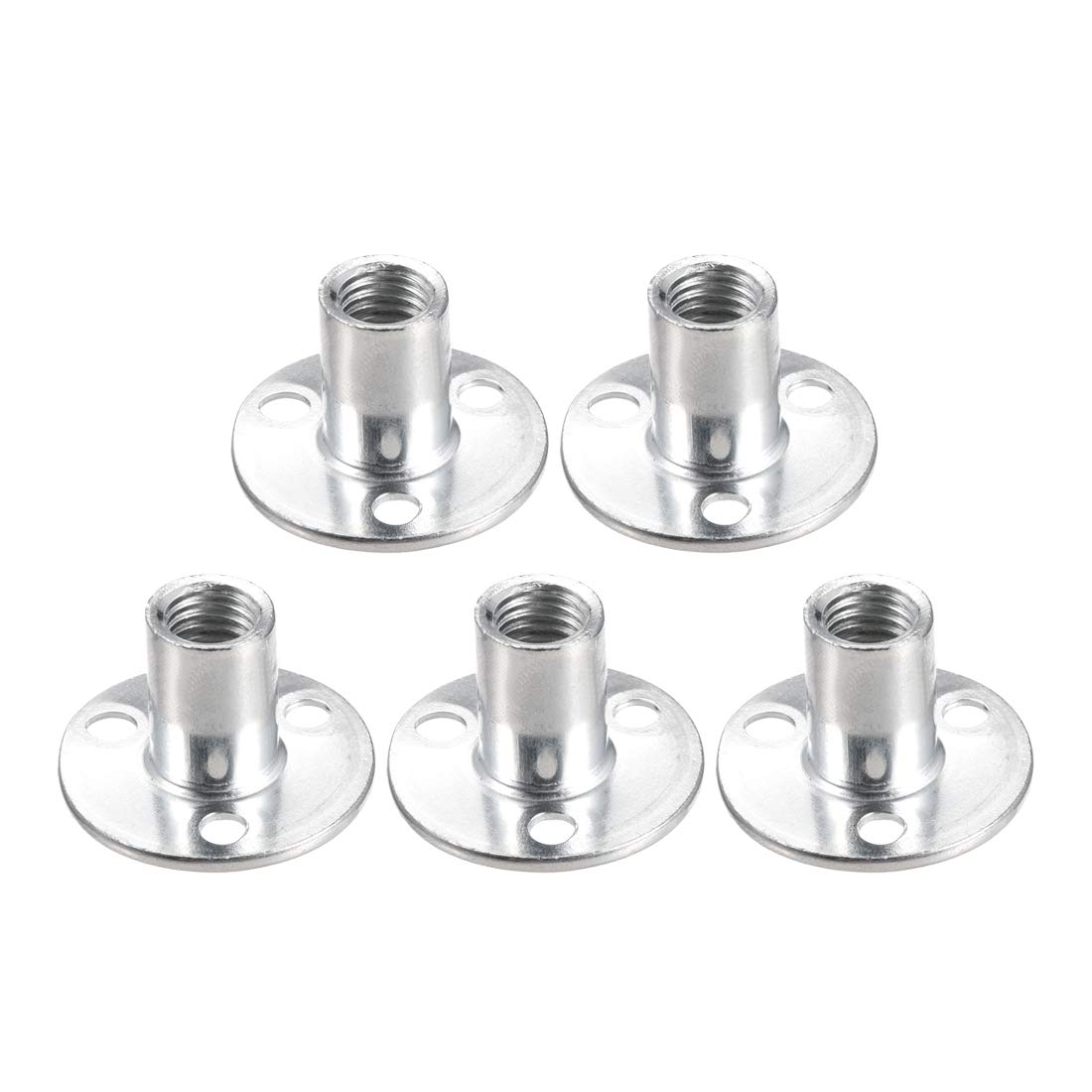 Sourcing Map Home Écrou T Bride M12x40x2.5mm 5pcs Acier