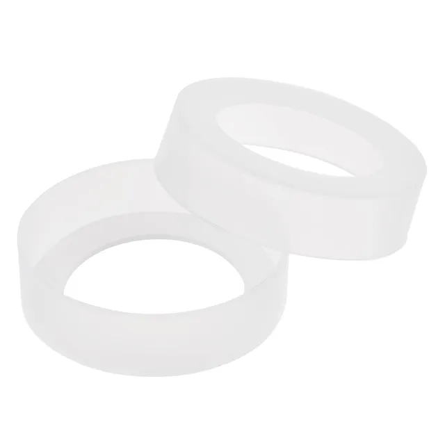 sourcing map Home Garden housse silicone 62mm blanc lot 2 antidérapant