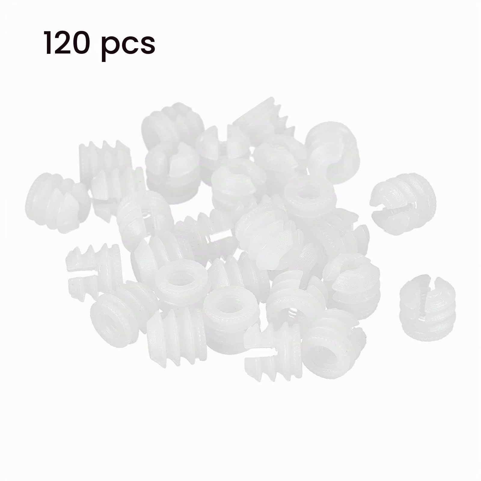 Sourcing Map Écrou Insert Nylon M6 11mm Lot 120 Meuble