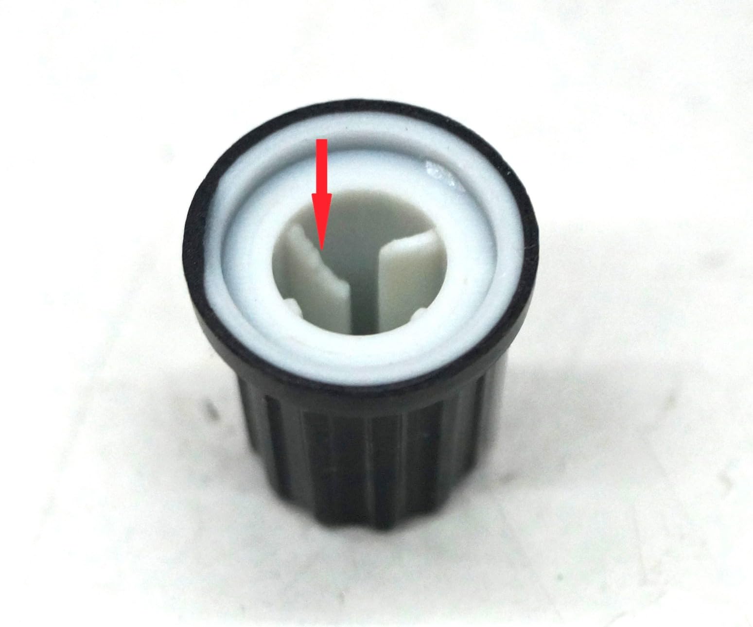 Sourcingmap bouton potentiomètre guitare 6 mm noir blanc lot 10