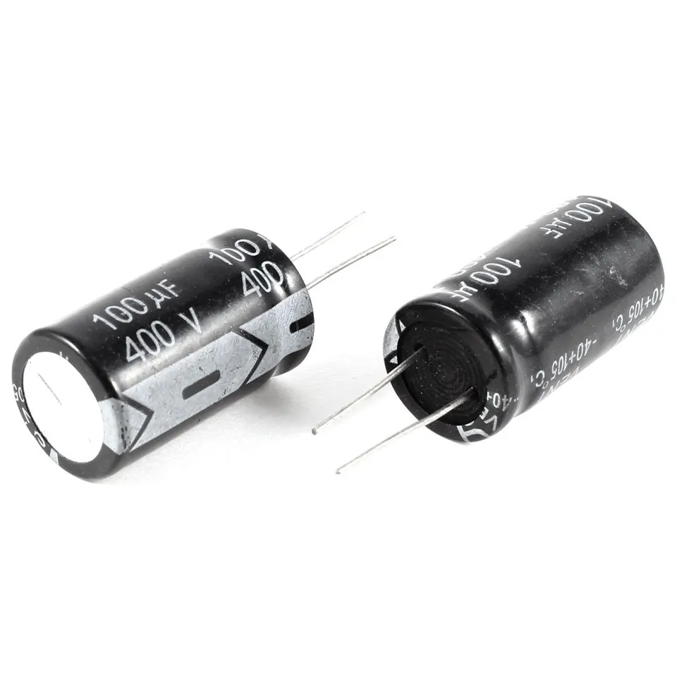 Sourcingmap Condensateurs électrolytiques 100uF 400V lot 2