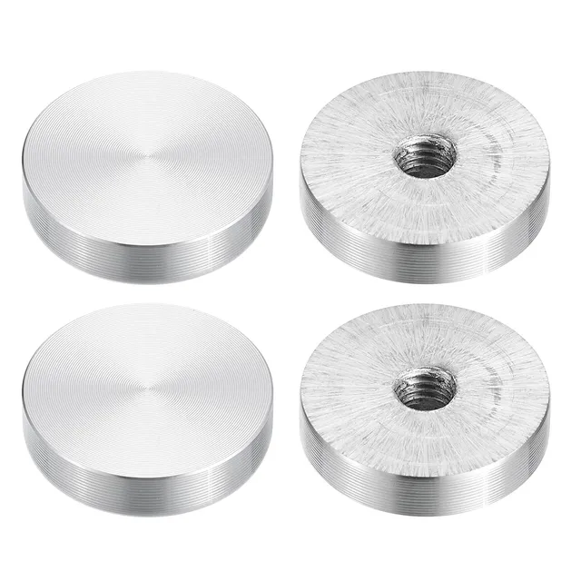 Sourcingmap Home & Garden Disque alu argent M8 30 mm x4
