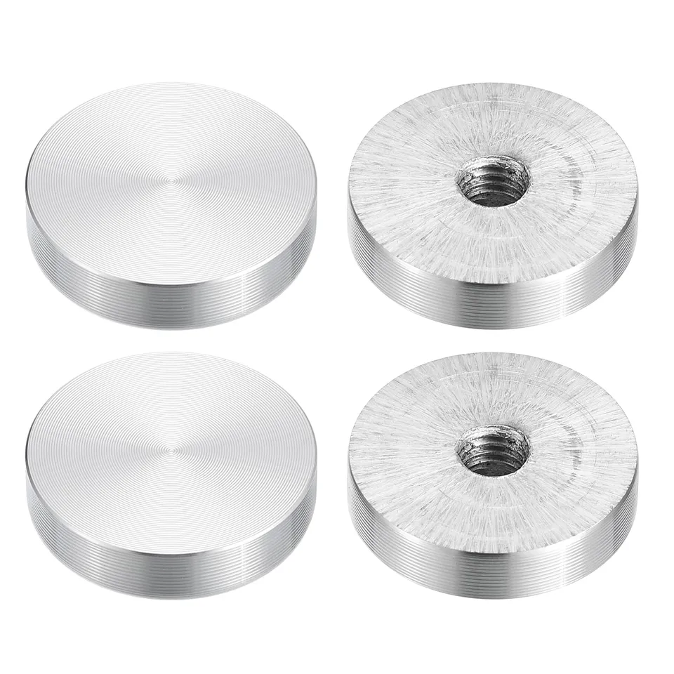 Sourcingmap Home & Garden Disque alu argent M8 30 mm x4