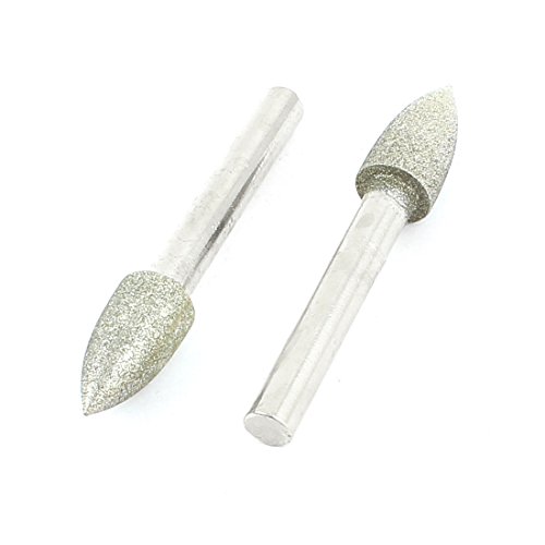 Sourcingmap Pointe Diamant Conique 10 mm Lot de 2