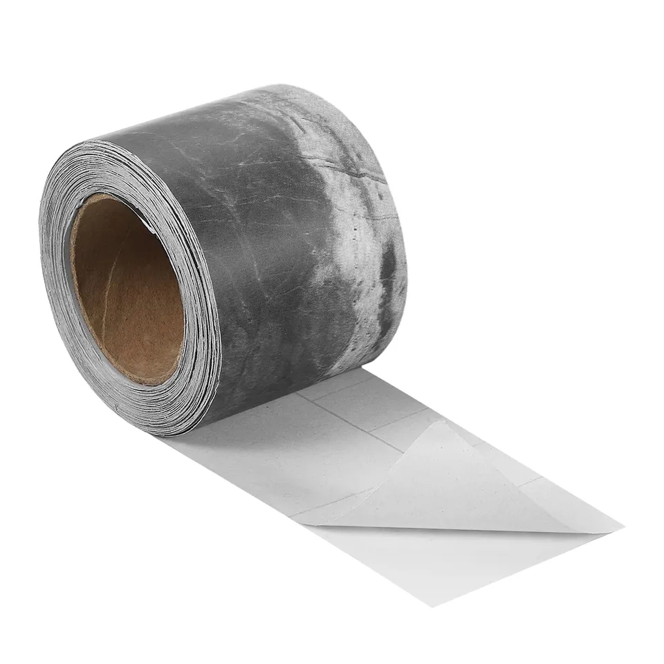 Sourcing Map ruban adhésif réparation bois gris 5 cm x 10 m