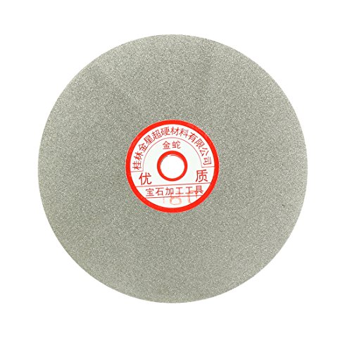 sourcingmap Industrial disque diamant 6" grain 180 polissage