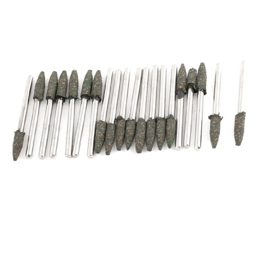 Sourcingmap Tête de meulage conique 4x15mm lot 20 abrasif métal