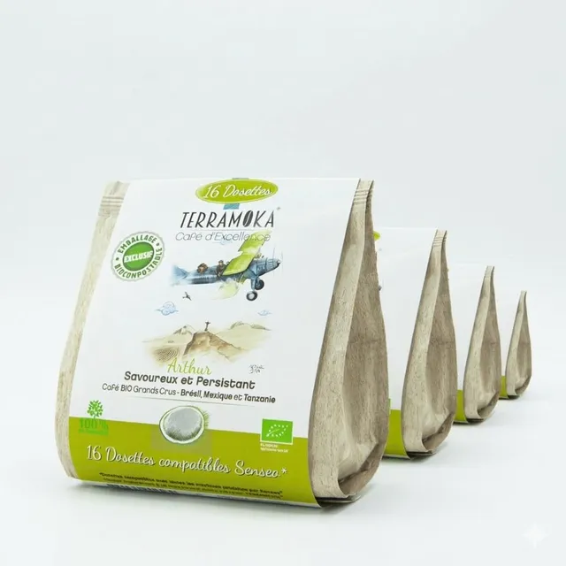 Terramoka Le jeune Arthur dosettes Senseo 80 bio