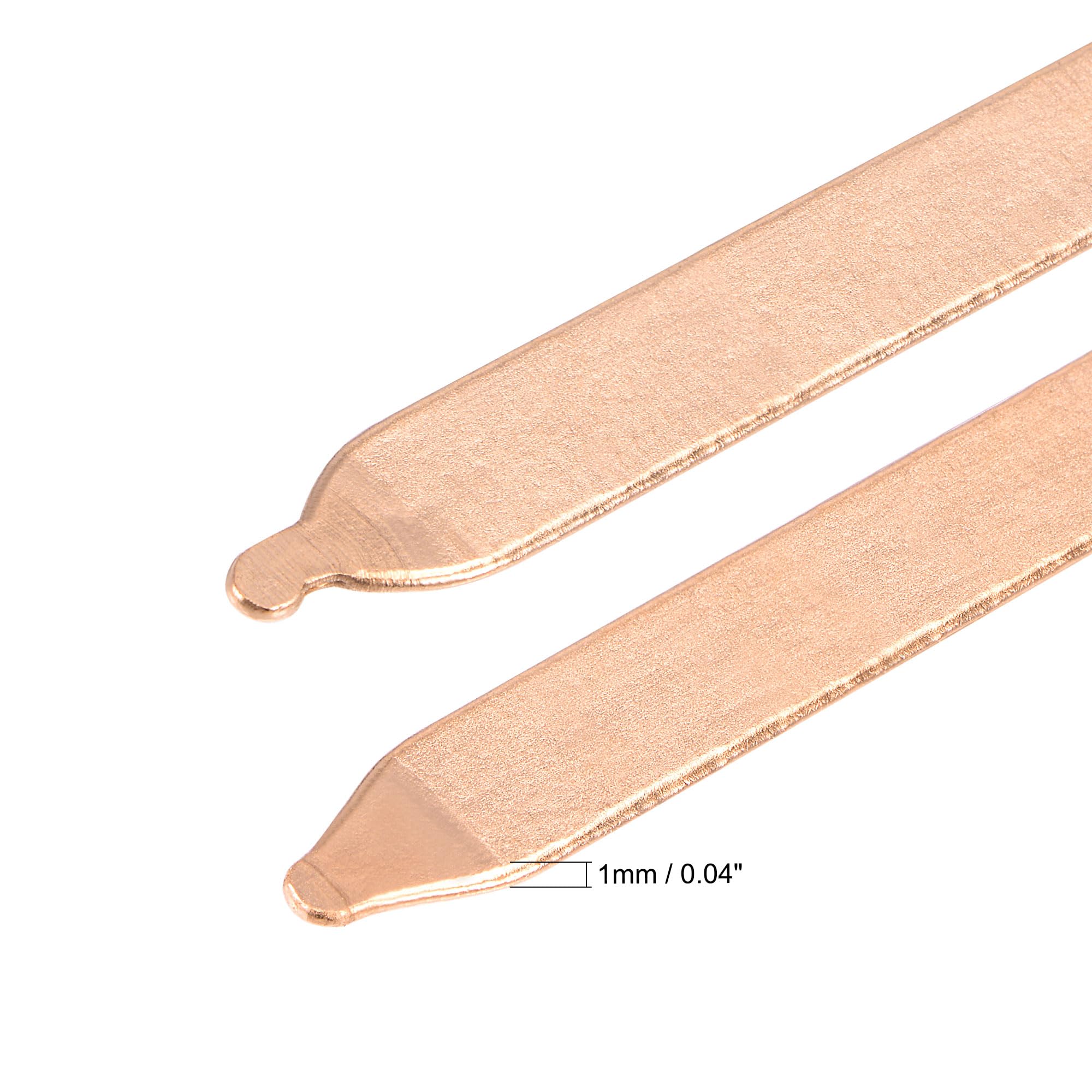 Sourcingmap 60x9x1mm caloduc cuivre plat pour CPU