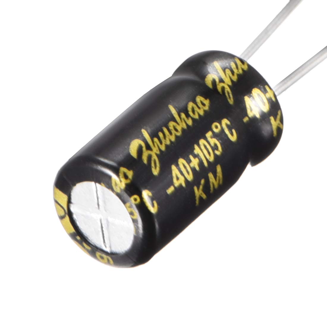 sourcing map 220uF 16V condensateur électrolytique 100pcs 105°C
