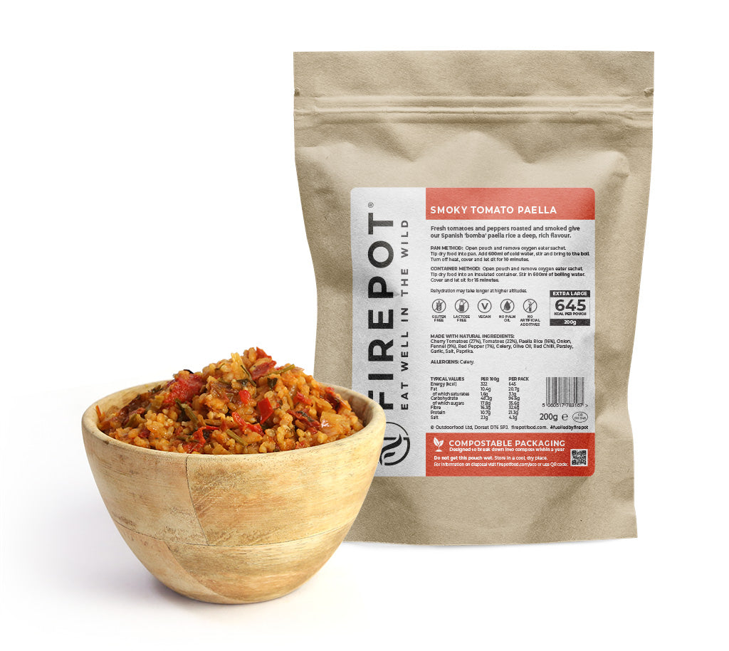 Firepot repas compostable plat lyophilisé Tuscan Stew régulier