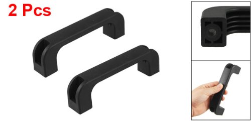 sourcingmap Poignée Meuble Plastique Noir 120mm Lot 2