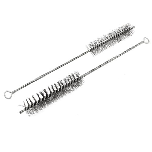 Sourcingmap Brosse Tube Inox 33cm 30mm Lot 2 Argent