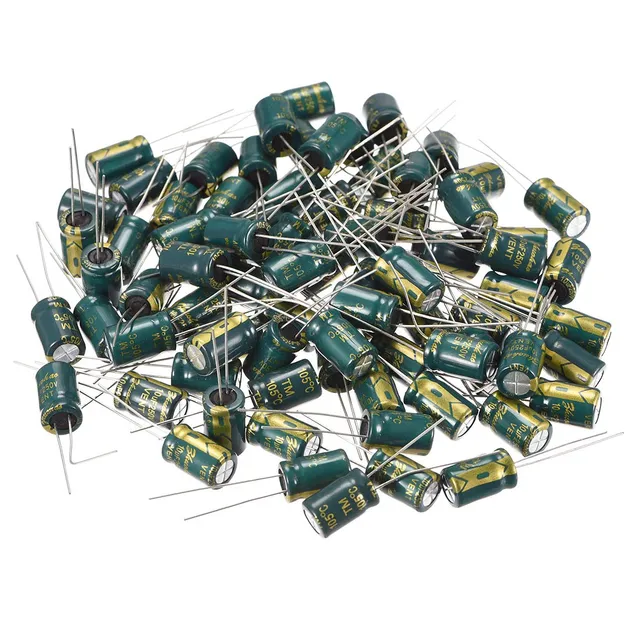 Sourcingmap 10uF 250V condensateur électrolytique 8x12mm lot 80