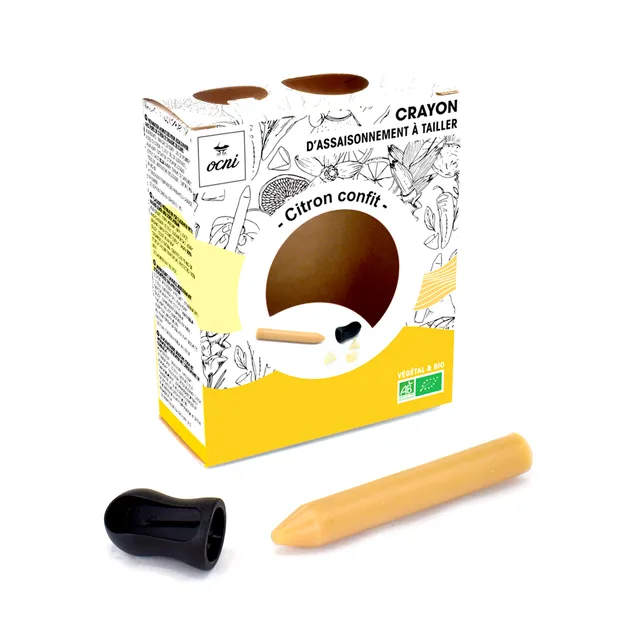 OCNI Coffret 1 crayon Citron confit bio