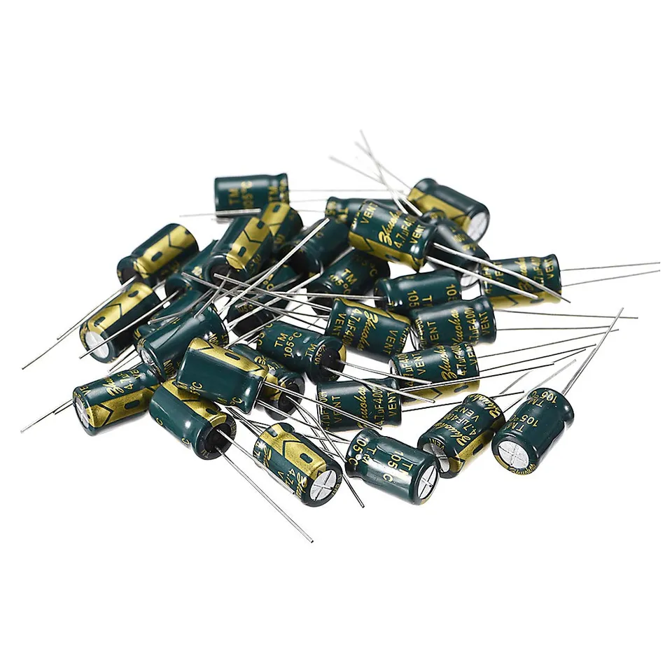 sourcing map 4.7uF 400V condensateur électrolytique ESR lot 30