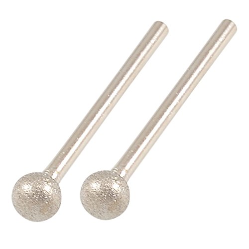 Sourcingmap Fraises diamant boules 8 mm lot 2 tige 3 mm