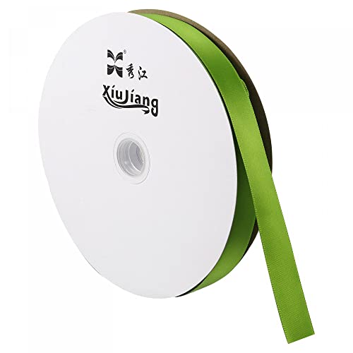 Sourcing Map Ruban Satin Vert 20 mm x 91,4 m Rouleau