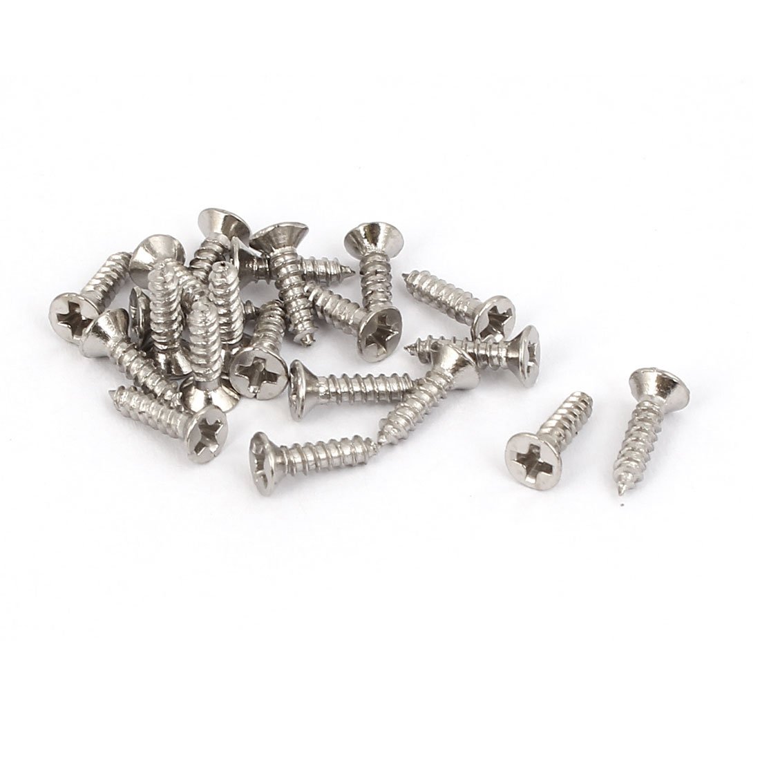 Sourcing Map Porte-étiquette métal argent 59 mm x10
