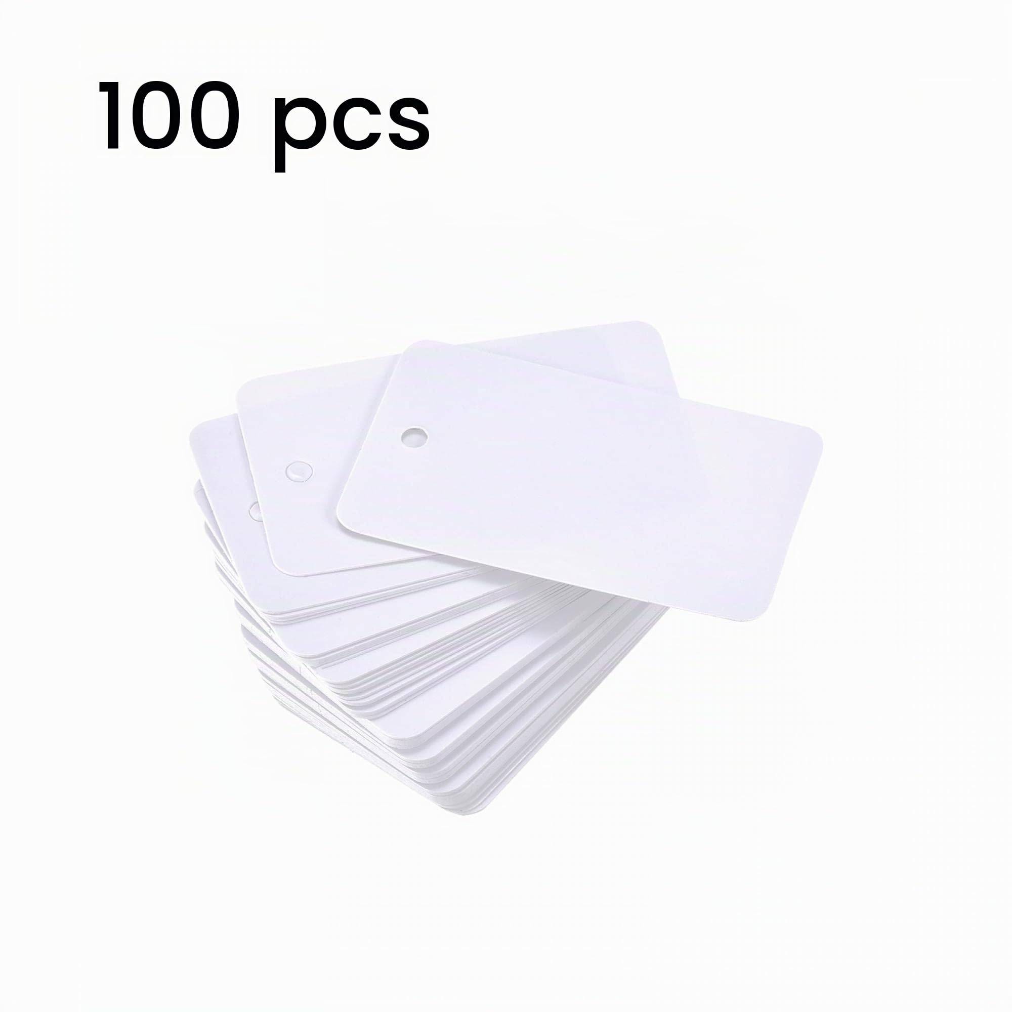 Sourcingmap Étiquettes Plastique 30x50mm Blanc Lot 100 Étanche