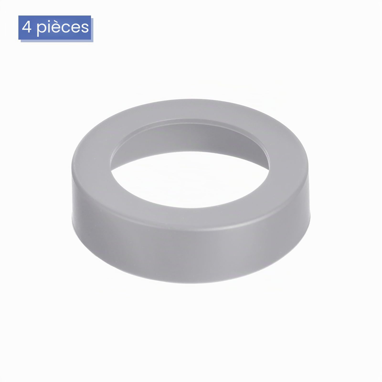 sourcingmap Home & Garden housse bouteille 70mm gris 4pcs silicone