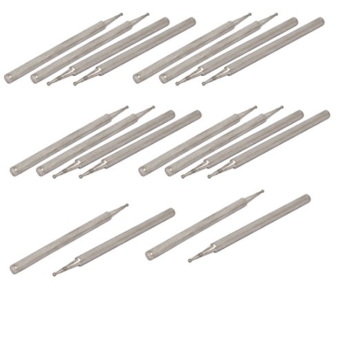 sourcingmap Industrial fraise diamant boule 0,5 mm lot 20