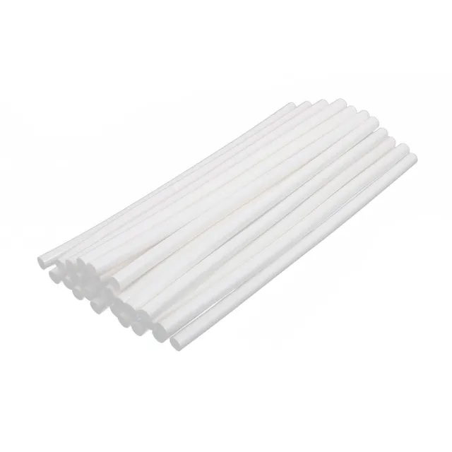 Sourcing Map 30 bâtons colle chaude 11x300mm blancs