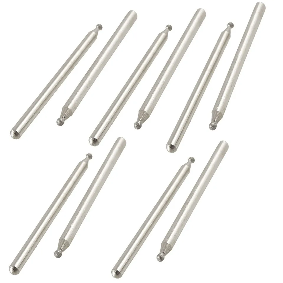 Sourcingmap pointes diamant sphériques 2mm lot 10