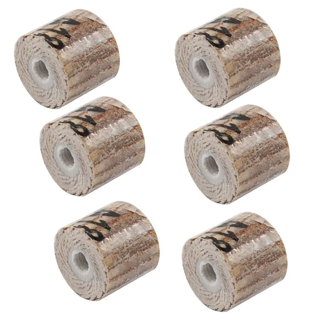 sourcingmap roue à lamelles grain 180 10mm lot 10 + tige