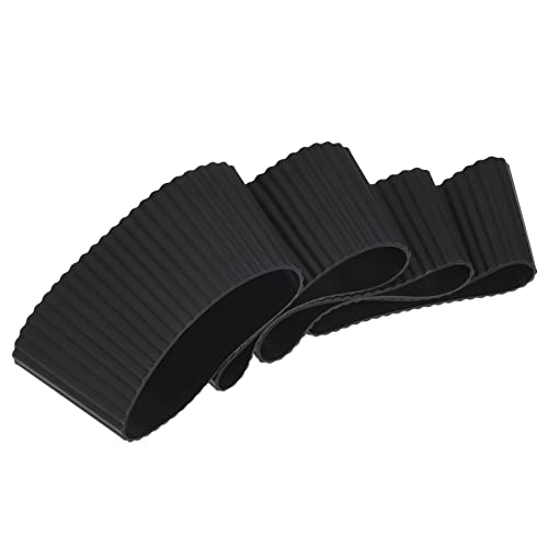 Sourcingmap Home & Garden manchon tasse silicone noir 60 mm lot 4