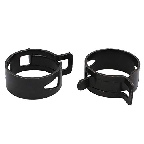 SOURCINGMAP collier serrage ressort 32mm x10 acier noir